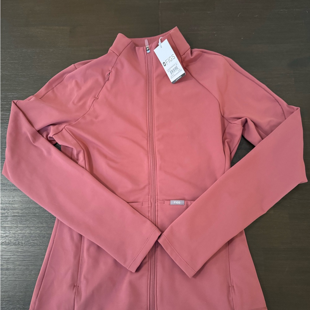 Figs Mauve ContourKnit Jacket